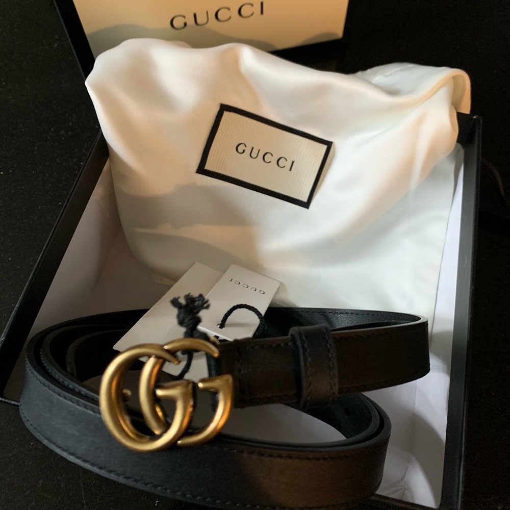 Gucci Skinny Mini Marmont Belt